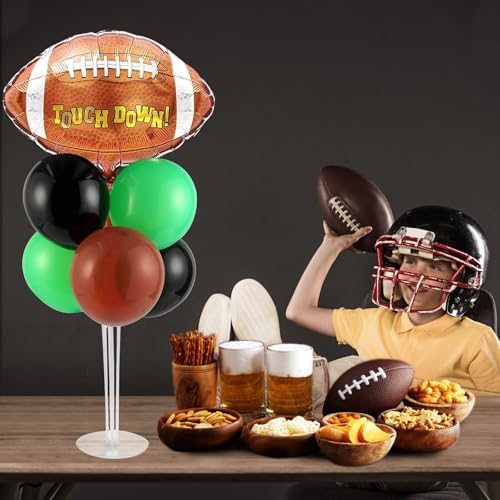 Naozinebi 4 Sets Football Birthday Party Balloons Stand Kit Party Decor - Image 6