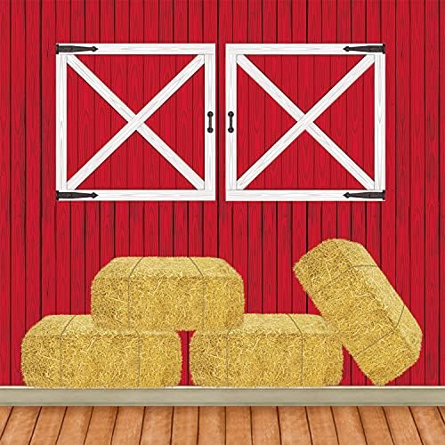 Barn Loft Door & Hay Bale Props Party Accessory (1 count) (6/Pkg) - Image 2