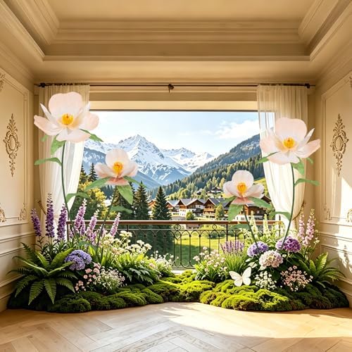 Giant Paper Flowers for Wall Decor 69 Inch - Image 4