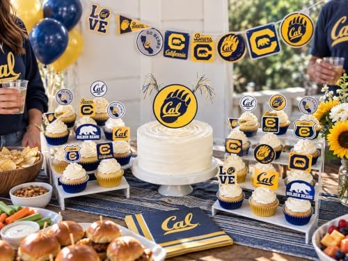 UC Berkeley Merch Graduation Decorations Party Supplies Banner 42 Pcs - Image 2