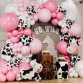 ALL-IN-1 Cow Balloon Arch Kit with BONUS Cows Balloons for Cow Party Decorations - Cowgirl Balloon Arch Kit for Cowgirl Baby Shower Decorations & Cows Birthday Party Decoration by SherylDecor