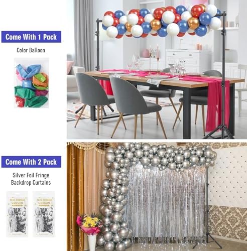 Backdrop Stand Kit - 6 Widths, 10x8.5ft Adjustable Background Stand for Parties & Studio Photography - Image 4