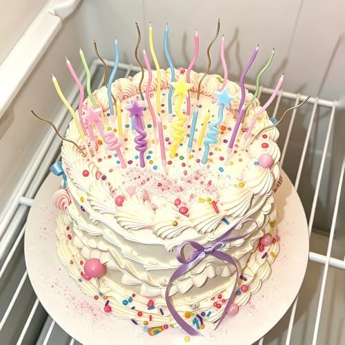 24Pcs Fancy Birthday Candles for Birthday Decorations - Image 4