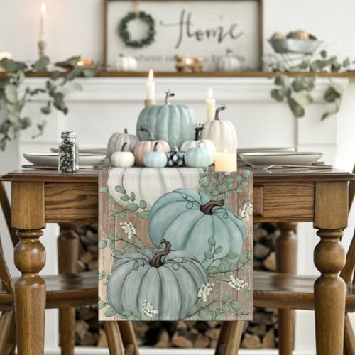 Artoid Mode 210 GSM Fall Table Runner Home Party Decor 13x120 Inch - Image 2