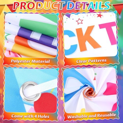 23pcs Welcome Back to Work Decorations Office Colorful Welcome Back to Work Banner Balloons We Missed You So Much Backdrop Table Centerpieces Pompoms Circle Dot Garland for Back to Work Office - Image 5
