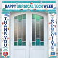 Smoothnovelty 3 Pcs Multicolor Surgical Tech Week Banner by SmoothNovelty