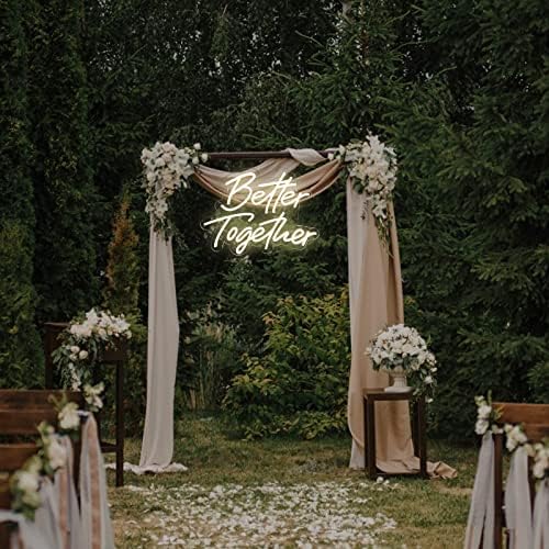 Better Together Neon Sign Warm White Wedding Led Neon Light Signs - Image 5
