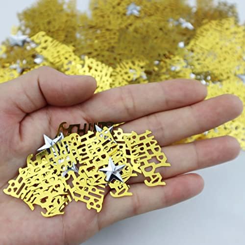 Gold Birthday Confetti Star Shape Table Scatters Confetti for Birthday Decorations Party Sets - Image 4