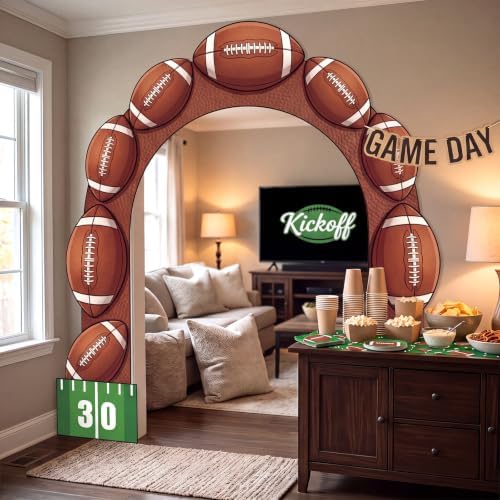 Peryiter 3 Pcs Football Party Decorations Arch Door Banner Set - Image 7