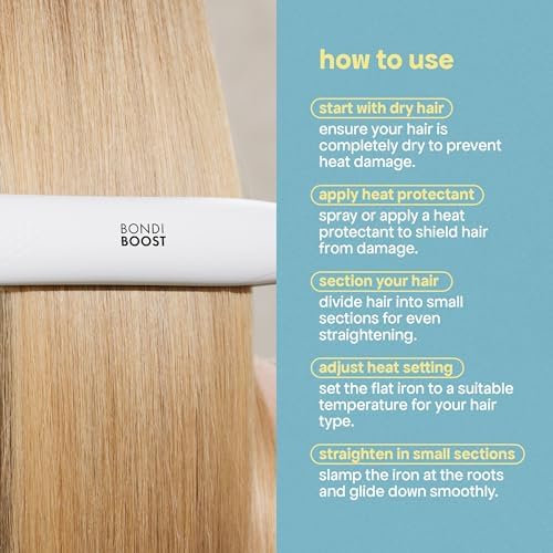 BONDIBOOST Aloe Plated Flat Iron, 1 Inch - Image 4