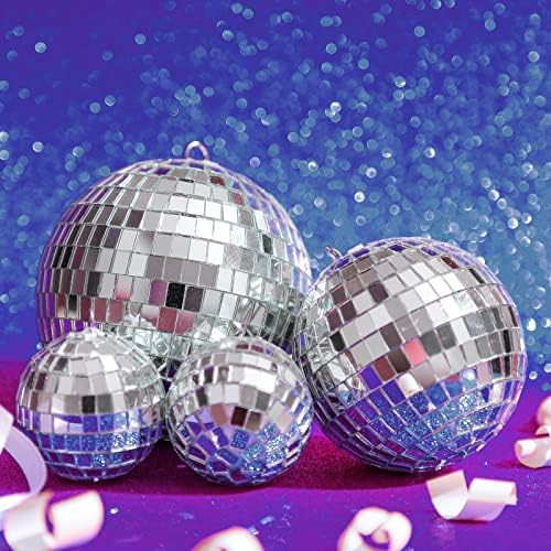 MTLEE 20 Pcs Disco Balls Decorations Assorted Size Party Decor - Image 5