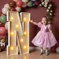 imprsv 3FT Marquee Letters, Large Light Up Letters N Sign for Party Decor by Letsmakeitimpressive