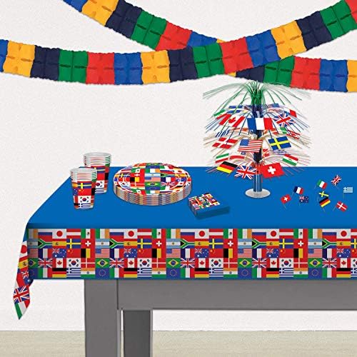 Beistle International Flag Plastic Tablecover (Pack of 2) - Image 6