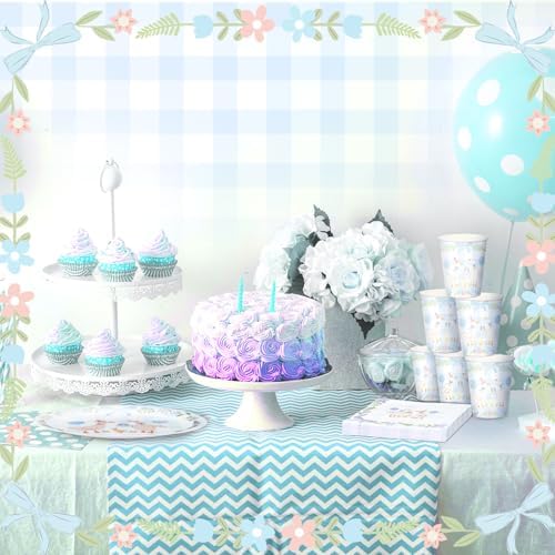 Havawish 175 Pcs One Silly Goose Birthday Decoration Party Tableware, Blue - Image 5