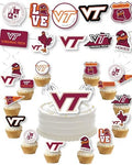 Virginia Tech Merch Party Supplies Hokies Graduation Decorations 42 Pc by PartyKandyDecorGifts