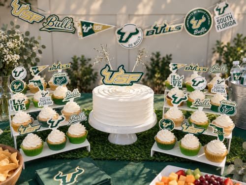 USF Merch Decorations South Florida Party Decor Graduation 42 Pc - Image 2