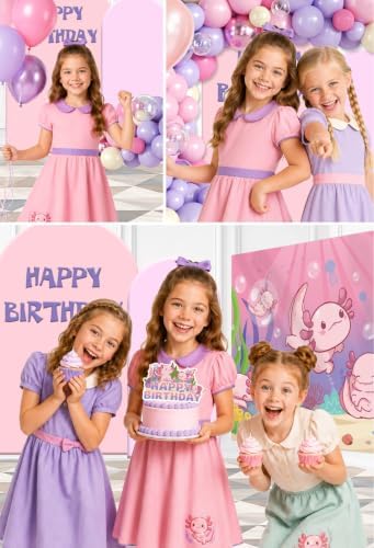Axolotl Themed Birthday Party Supplies, Axolotl Party Decorations 205 Pcs - Image 7