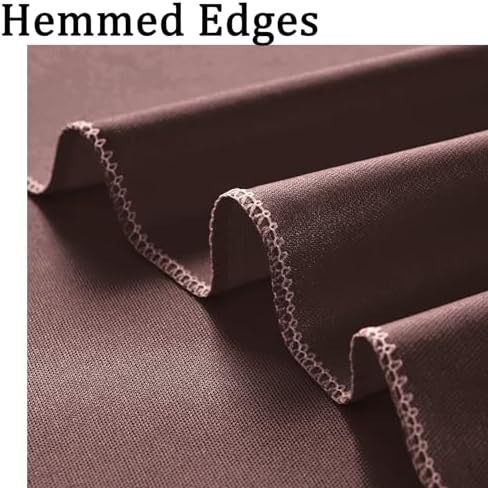 10ft x 10ft Wrinkle Free Brown Backdrop Curtains for Parties, Polyester Photo Backdrop Drapes 2 Panels 5x10ft for Wedding Birthday Party Photography Background Photoshoot - Image 6