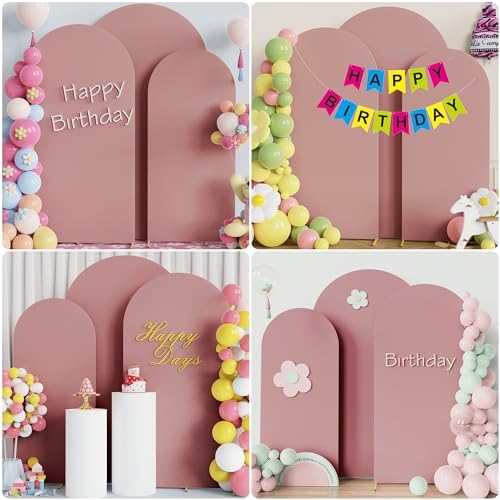 Wokceer Arch Backdrop Cover Rose Arch Covers Stretchy 7.2FT,6.6FT,6FT - Image 4