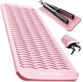 ANGENIL Heat Resistant Silicone Flat Iron Mat Pouch, For Travel Dual Voltage Curling Iron Wand, Hair Straightener, Automatic Wireless Curlers, Crimper Hair Iron, Styling Tools, Curling Brush For Women by ANGENIL