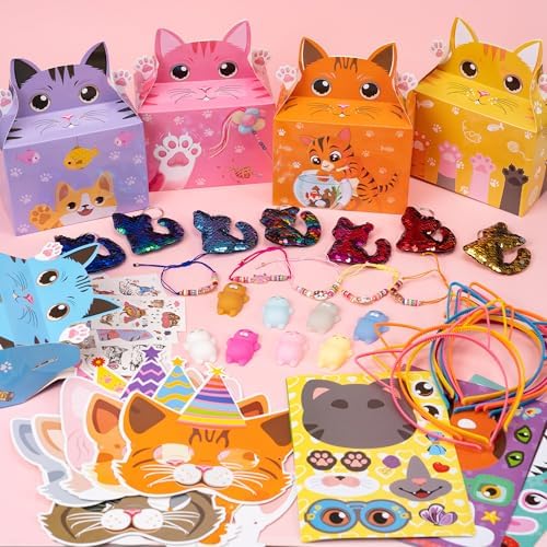 Cat Party Favors for Kids, Cute Cat Toys and Birthday Goodie Bag Stuffers - Image 3