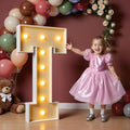 imprsv 3FT Marquee Letters, Large Light Up Letters T Sign for Party Decor by Letsmakeitimpressive
