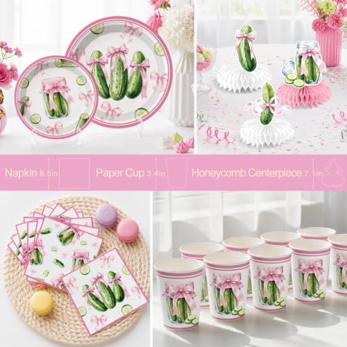 Xynic 216PCS Pickle Party Decorations, Girls Birthday Decorations Serves 25 - Image 5