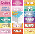 Beeveer 24 Spanish Quinceanera Photo Booth Props, Double Sided PVC Signs by Beeveer