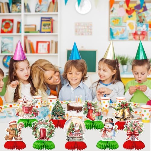 Christmas Party Centerpieces, Christmas Honeycomb Centerpieces for Table - Image 7