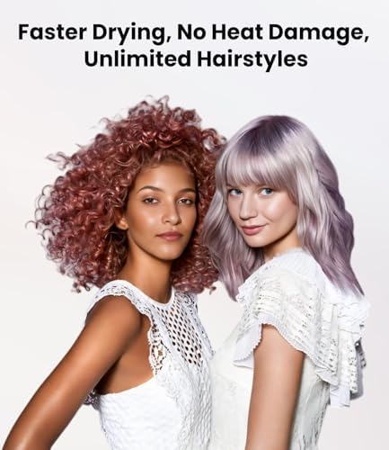 Hair Dryer with Diffuser, High-Speed Ionic Travel Blow Dryer Fast Drying - Image 5