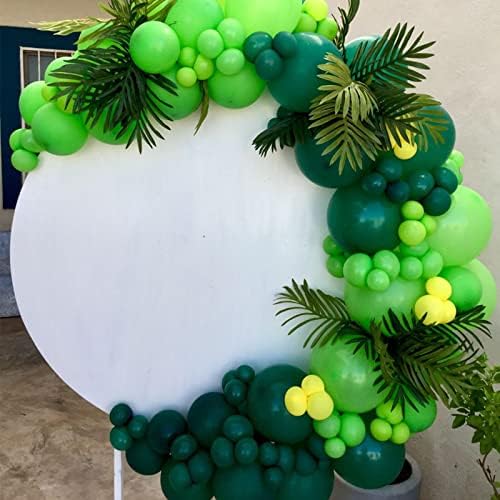 Voircoloria 130pcs Dark Green Balloons Garland Arch Kit, 18 12 10 5 Inch - Image 6