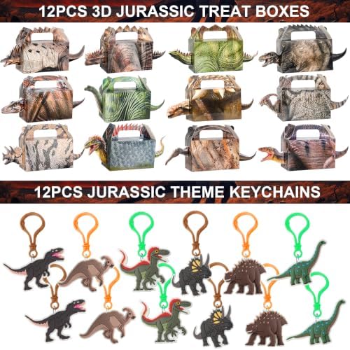 ALL IN ONE BOX-320PCS Dinosaur Favors Jurassic Birthday Party Decorations - Image 3