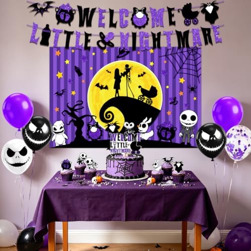 Night Christmas Baby Shower Decorations 31pcs Halloween Party Decorations - Image 4