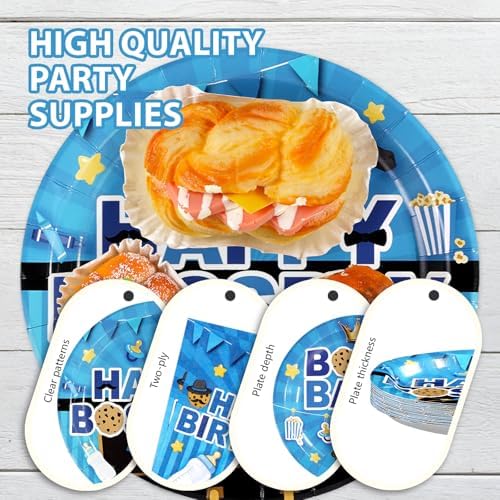 96 Pcs Boss Birthday Party Decorations for Boys, Serves 24 - Image 6