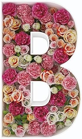 2FT DIY Mosaic Balloon Letter B Frame, Fillable Party Backdrop Decor by JW+Passion+-+Premium+Quality%2C+Made+With+Passion