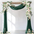 Wedding Arch Draping Fabric Sheer Chiffon Curtain Drape Wedding Party Decor by Socomi