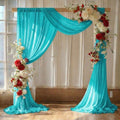 Pack of 1 Wedding Arch Drape Panel Fabric 30" x 75ft - Peacock Blue by MDS