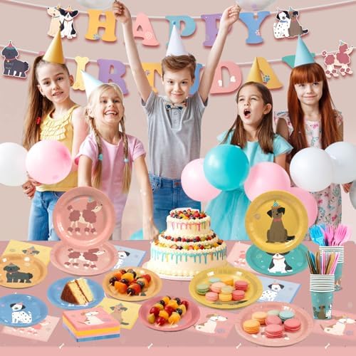182Pcs Pet Dog Birthday Party Decorations,Serve 30 Guests - Image 6