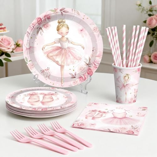 Ballerina Birthday Party Decorations Girls, Party Decor All-in-One - Image 5
