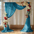 Pack of 1 Wedding Arch Drape Panel Fabric 30" x 50ft - Dark Teal by MDS