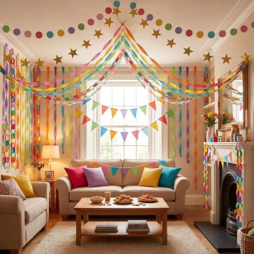 Pastel Party Decoration 574 ft Crepe Streamers for Party Decor - Image 4