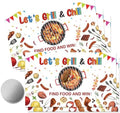 50 Pcs Let's Grill & Chill Scratch off Game Cards for BBQ Party by Unknown