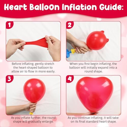 Mothers Day Balloon Arch Garland Kit, Pink Red White Latex Balloon with Happy Mother Day Love Heart Mylar Foil Balloons for Motherday Best Mon Ever Wedding Anniversary Birthday Party Decorations - Image 5
