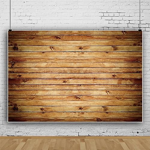 10x8ft Wood Backdrop Rustic Wooden Backdrop Wall Brown - Image 2