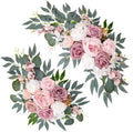 Wedding Arch Decorations 2 Pack, Arch Flowers Swag Dusty Rose by Ovveroche