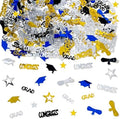 Blue Graduation Confetti Grad Congrats Diploma Hat Star Shape Table Scatters Confetti for Graduation Decorations Graduation Party Supplies Decorations Confetti Party Sets by Unknown