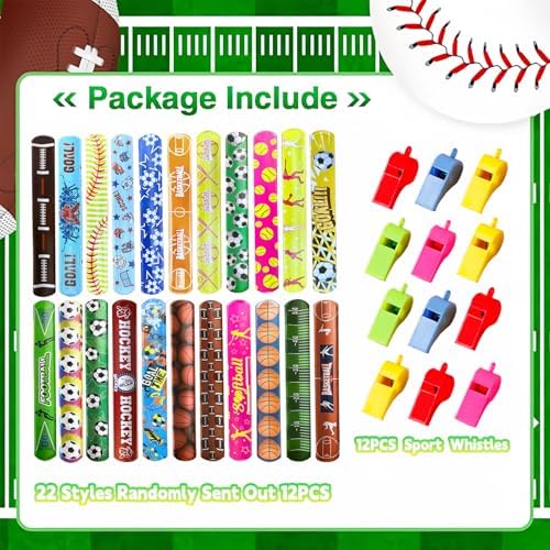 CHSLtmxq 122PCS Sports Party Favors, Goodie Bag Stuffers and Ball Toys Set - Image 3