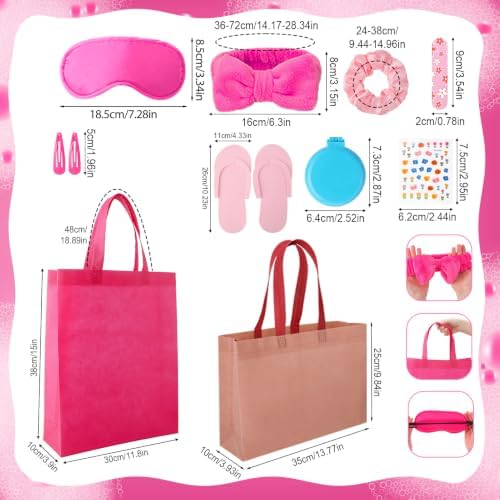 60 PCS Spa Party Favors for Girls, Sleepover Party Supplies, Mix - Image 3