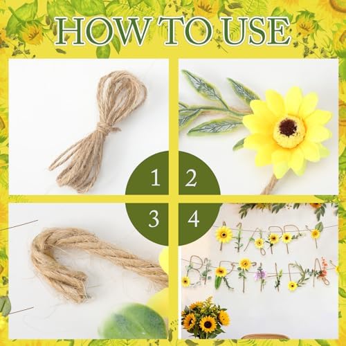 Norme 2 Pcs Fall Sunflower Birthday Party Decorations Banner - Image 4