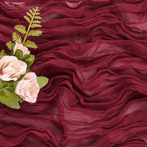 10FT Cheesecloth Table Runner Boho Party Home Decorations - Image 5